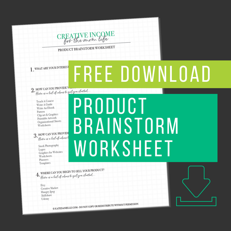 Product Brainstorm Worksheet