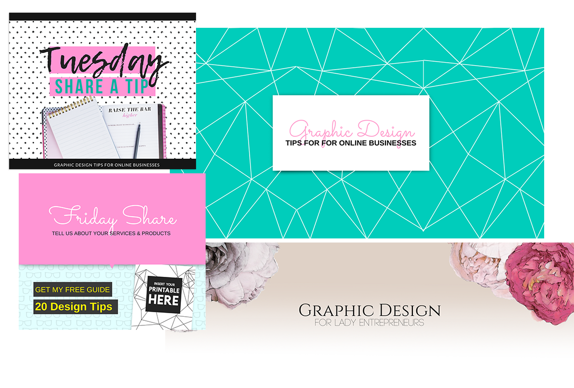 Blog Header Templates For Canva Kate Danielle Creative Think Like A 