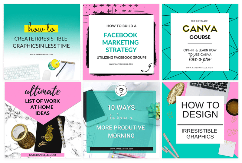 Instagram Templates for Canva - Kate Danielle Creative | Think Like a