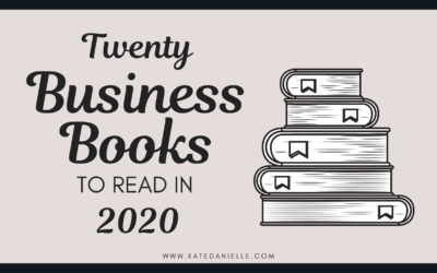 20 Business and Self Improvement Books for 2020
